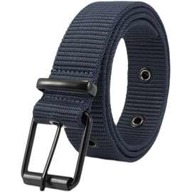 腰带男2024新款帆布配牛仔裤免打孔军训学生尼龙加长休闲女士皮带