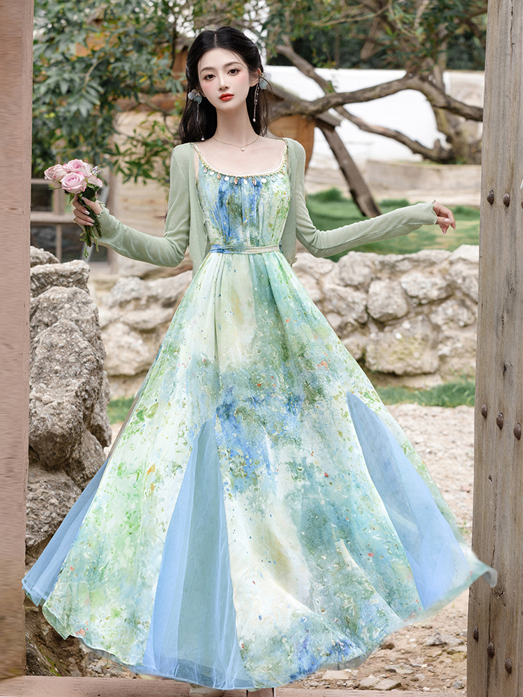 Dress, jacket, set