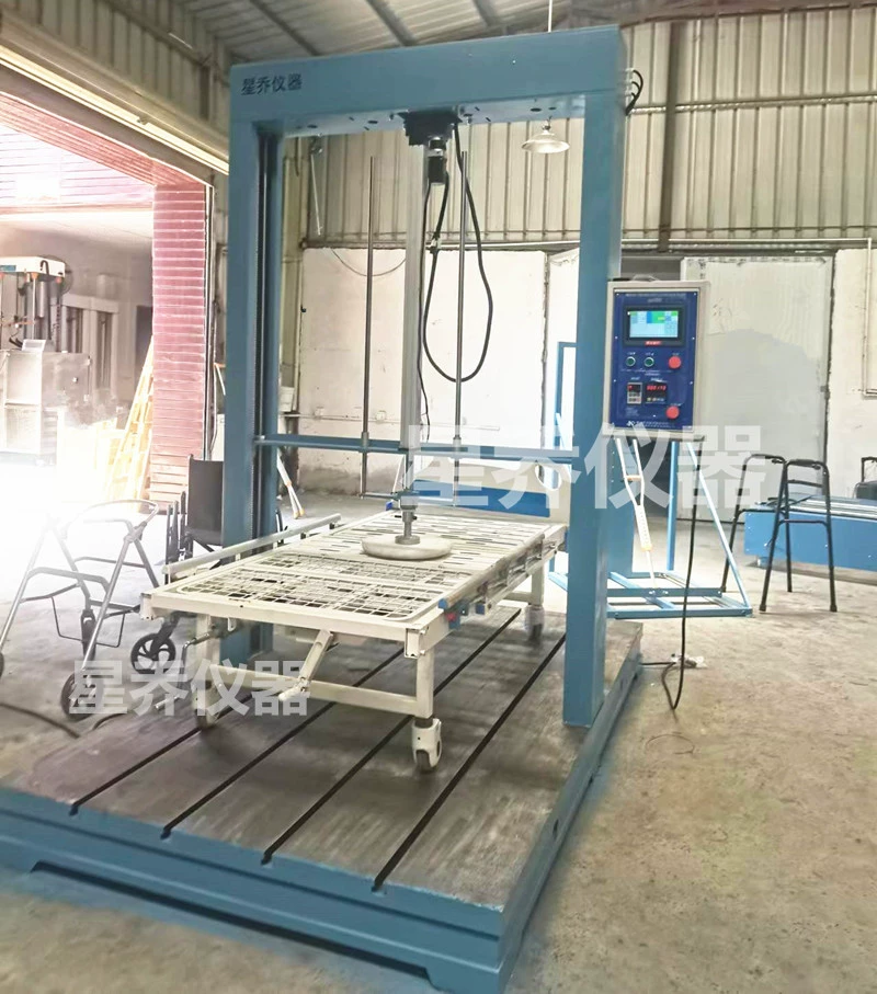 Машина испытания порога больничной койки машины Испытания Стойкости нагрузки больничной койки машины испытания жизни кровати ухода пушпульная