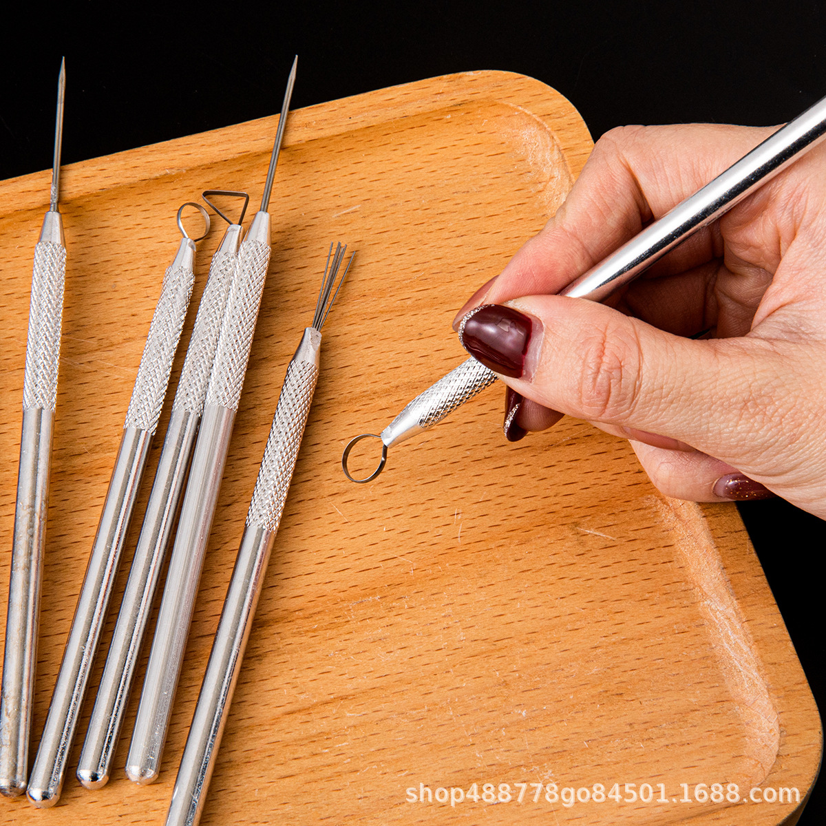 Herramientas de cerámica al por mayor Escultura de arcilla Cuchillo de grabado Herramientas de arcilla Herramientas de arcilla Juego de seis piezas Herramientas de bricolaje
