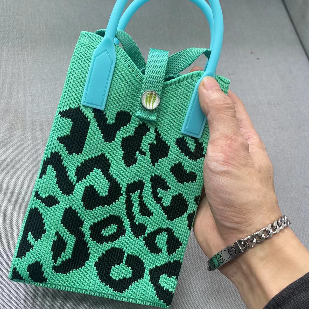 Nuevo amor bolso del teléfono móvil bolso de punto al por mayor de gran capacidad bolso de mano estudiante crossbody bolsa de lana fábrica