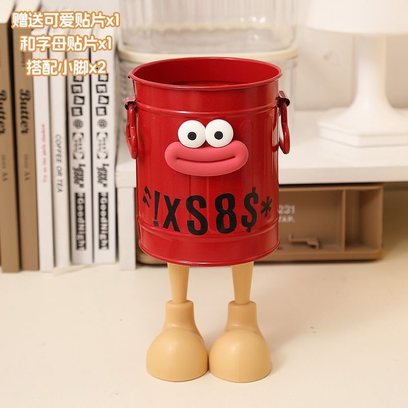 빈티지 빨간 소시지 입 편지 스티커 발