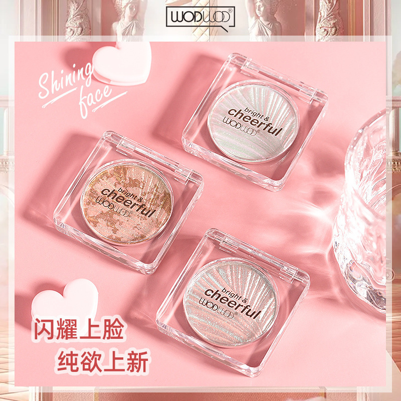 Make -up WODWOD Galaxy Bakery Highlight Powder Bright Flash Powder…