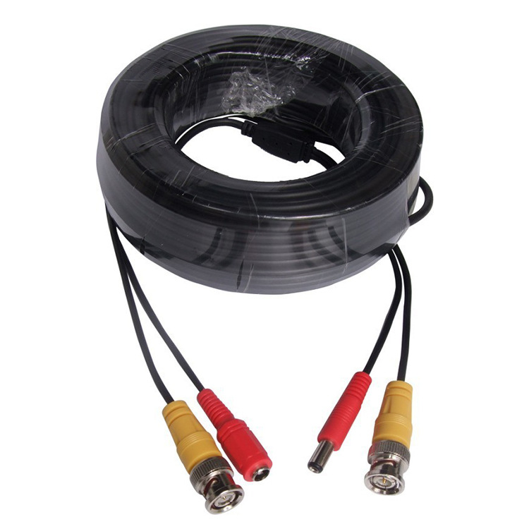 电源视频线 监控专用成品线 信号二合一体线 DC加BNC头 40米