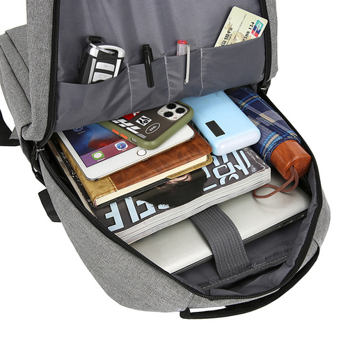 新款logo双肩包男士商务休闲背包大容量户外运动书包笔记本电脑包