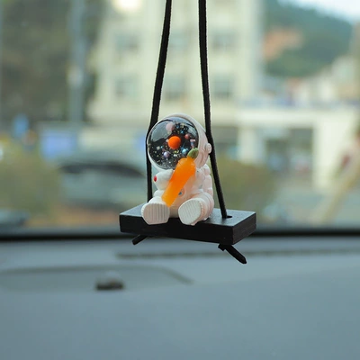 Car hanging car accessories car accessories - astronaut-holding-carrot-in-hand