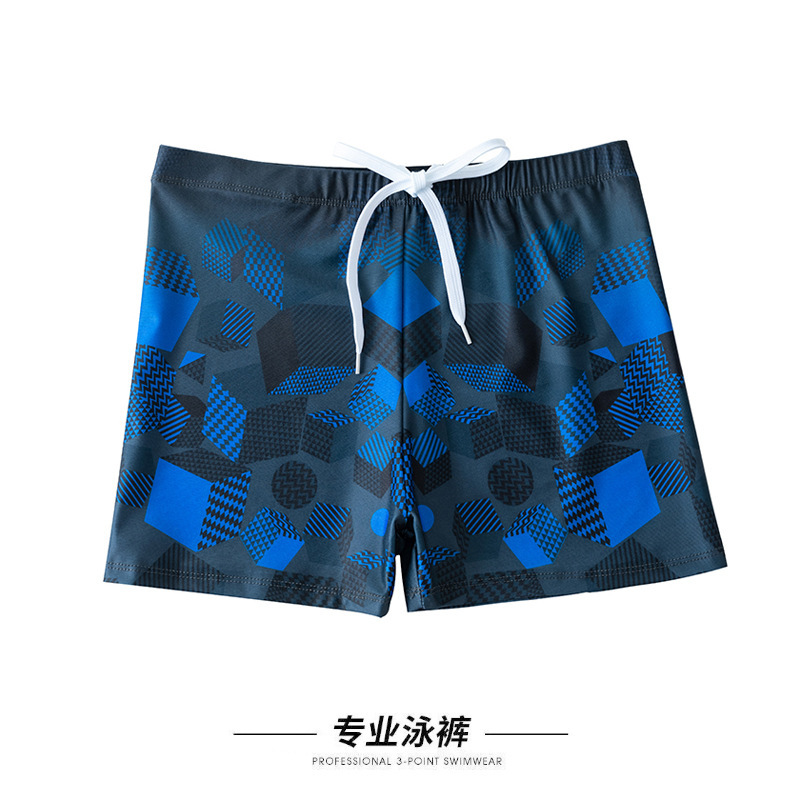 Men's Swimming Trunks Anti-Embarrassment Loose Quick-Drying Men's Boxer Swimming Trunks Swimsuit Suit Beach Trunks Hot Spring Swimming Equipment
