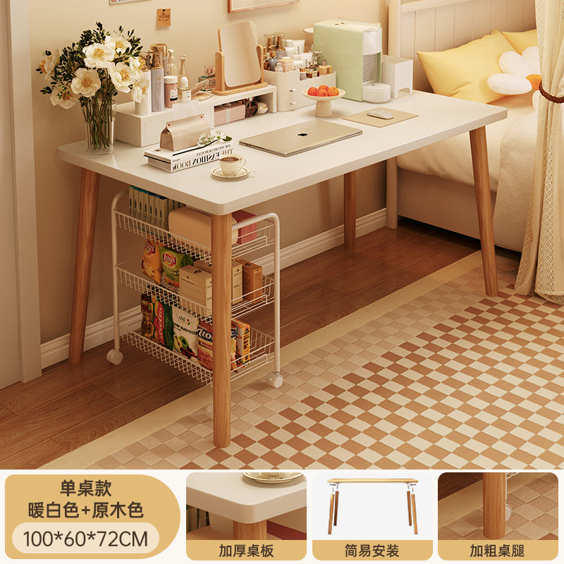 Mesa de computadora mesa de alquiler de casa escritorio simple escritorio de oficina silla pequeña escritorio de escritorio de dormitorio de estudiantes