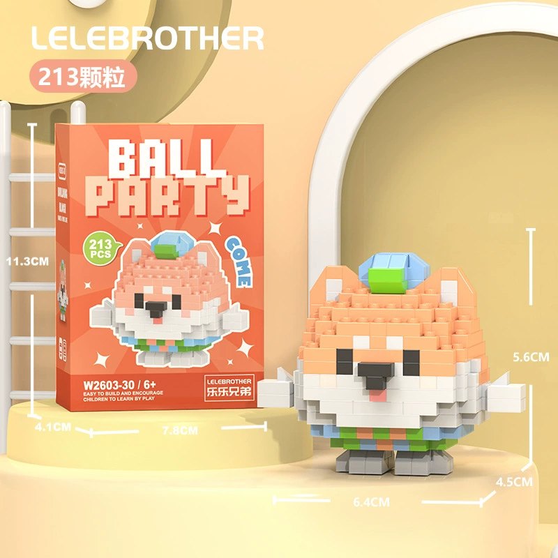 Micro‑block cartoon doll constructor (Lego style), strawberry & mini bears, blind box, micro pieces