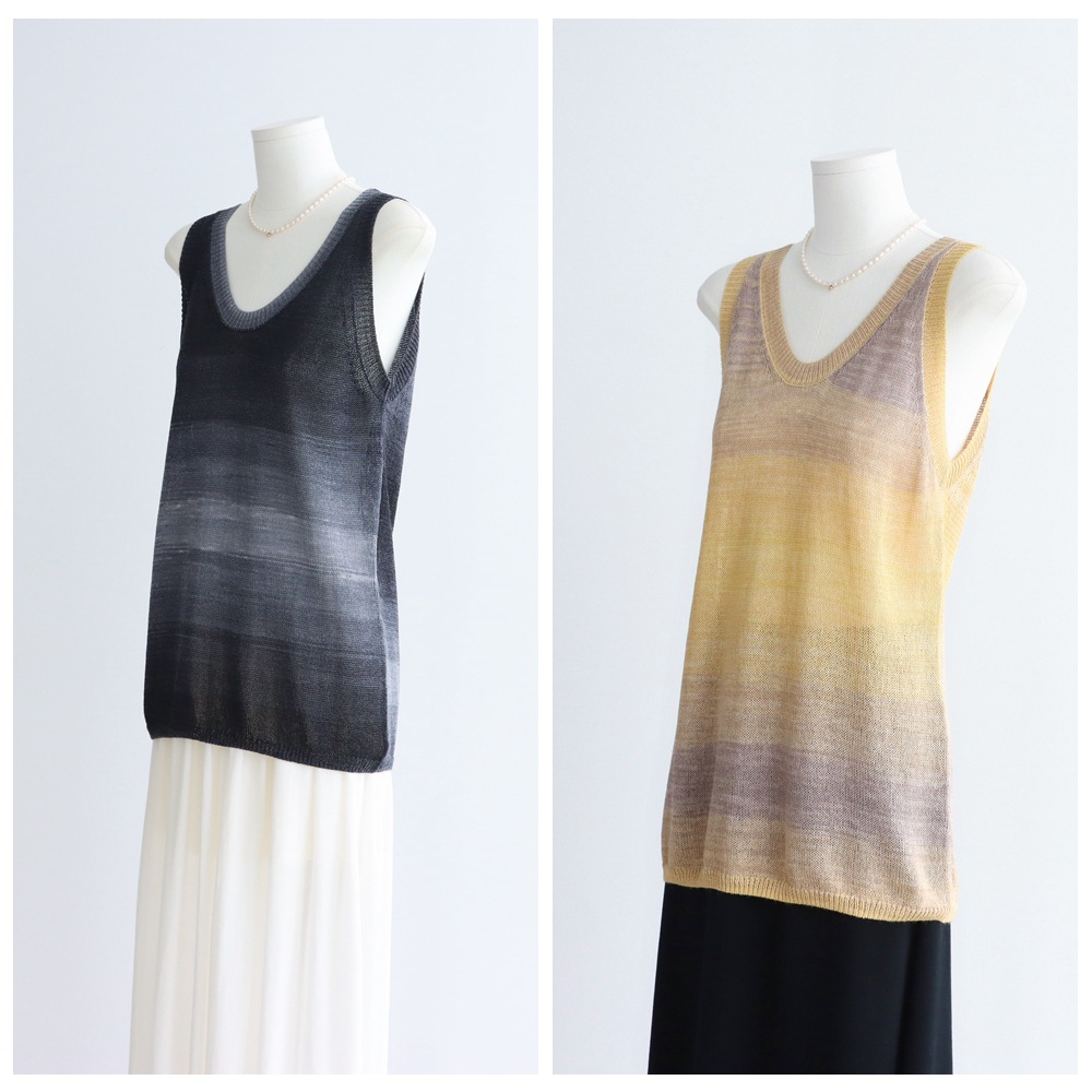 Knitted summer vest