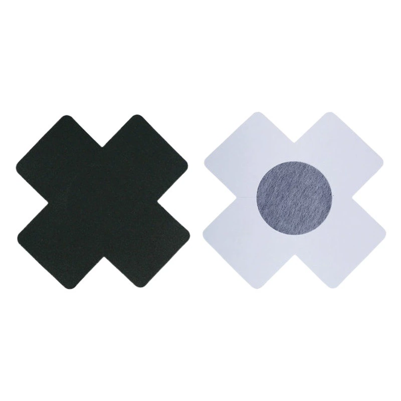 18 цветов в наличии, трансграничные поставки, накладки на соски из сатина, защита от натирания, одноразовые, сексуальные, дышащие, крестообразные накладки на соски.