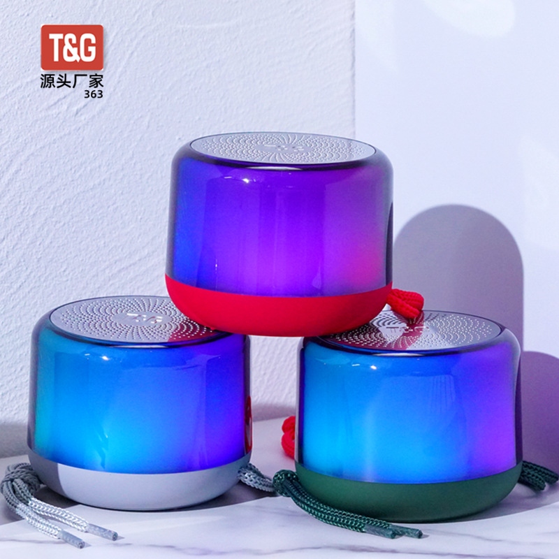 TG363 altavoces Bluetooth inalámbricos de escritorio luz de atmósfera portátil mini subwoofer pesado pequeño sonido Bluetooth alto valor