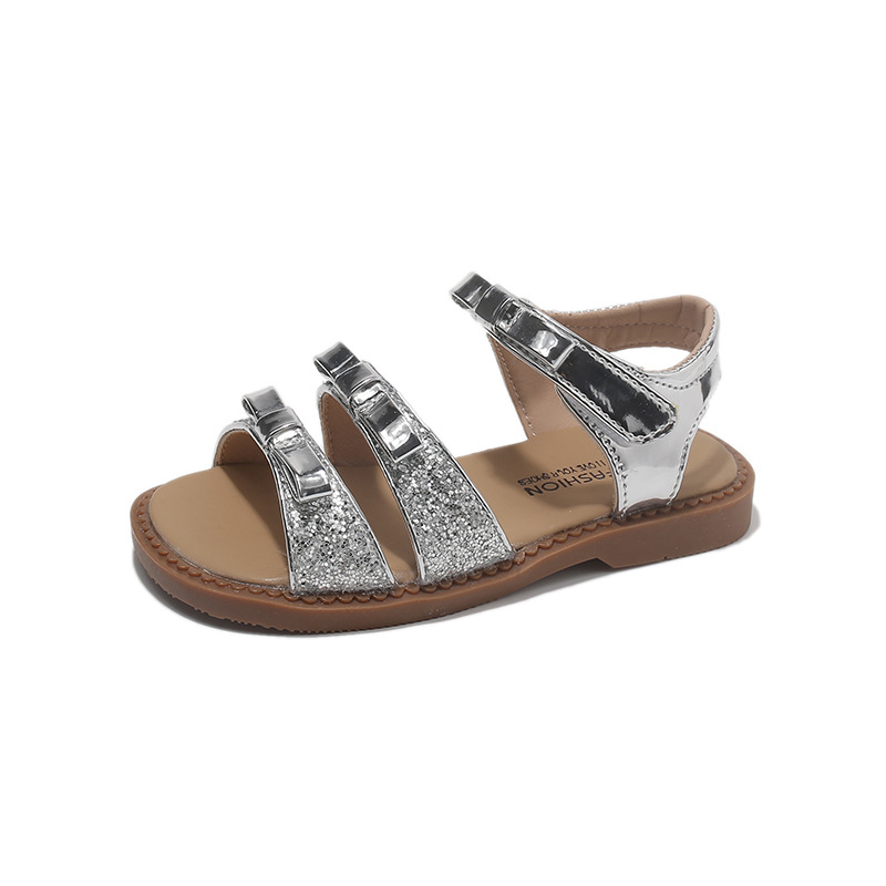 Niñas de verano 2026 nuevos zapatos de princesa de niña zapatos de playa suaves image 6