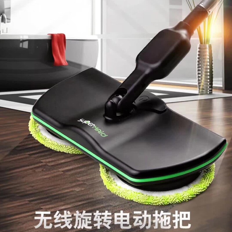 Rotating Electric Mop, Hands-Free Washing Mop, Household Floor Mop Bucket, Automatic Waxing Mop for Lazy People