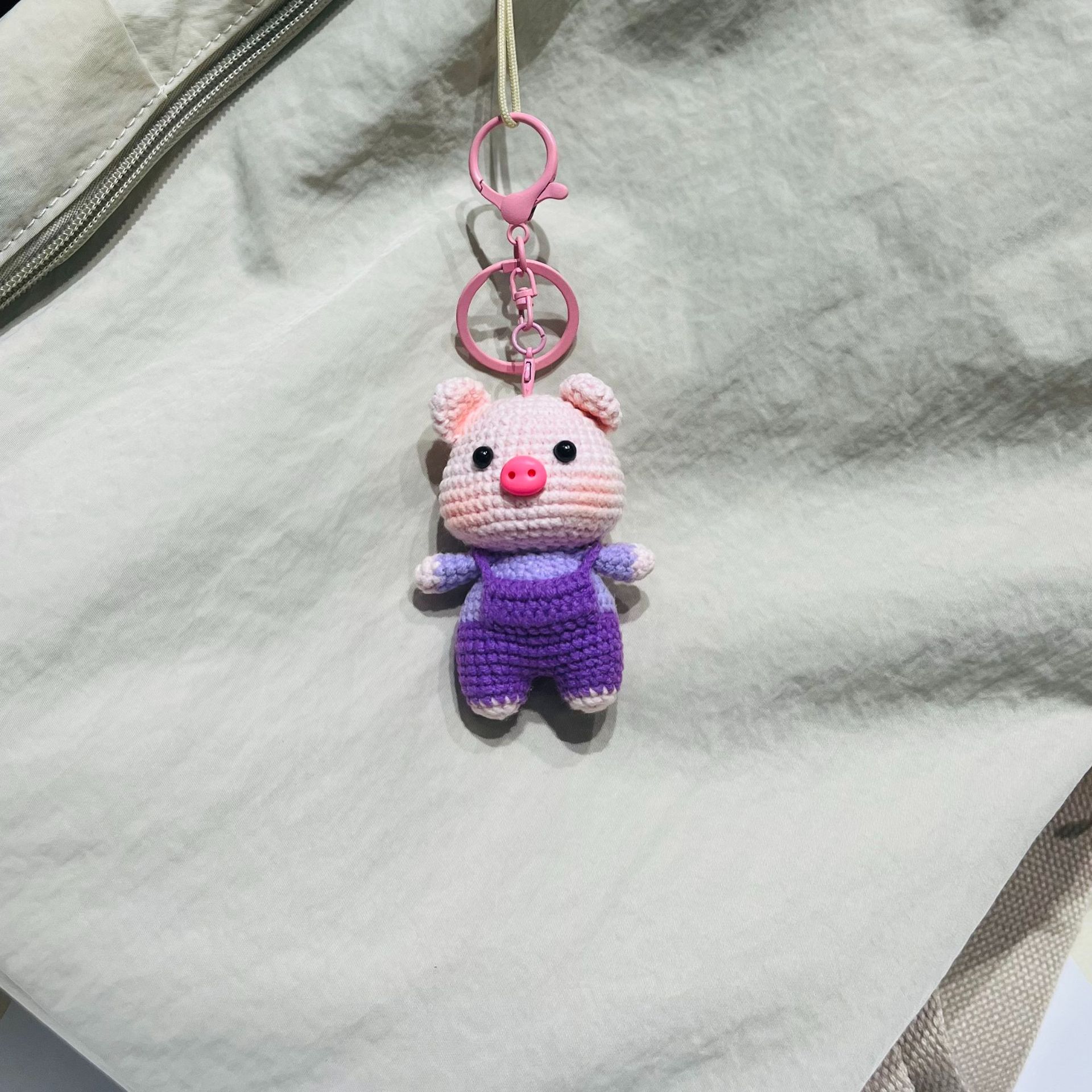 Colgantes de animales del zodiaco tejidos a mano, muñecos de lana hechos a crochet, accesorios decorativos para bolsos, regalos al por mayor y al detalle. image 62