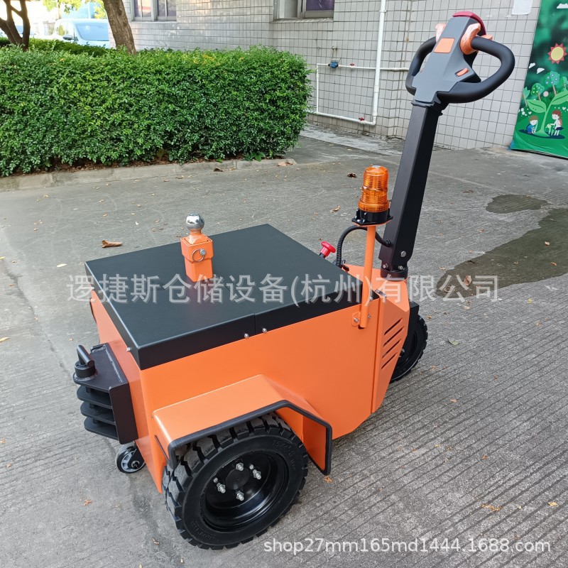 电动步行牵引车迷你型拖车机场行李运输牵引头拖车液压牵引车