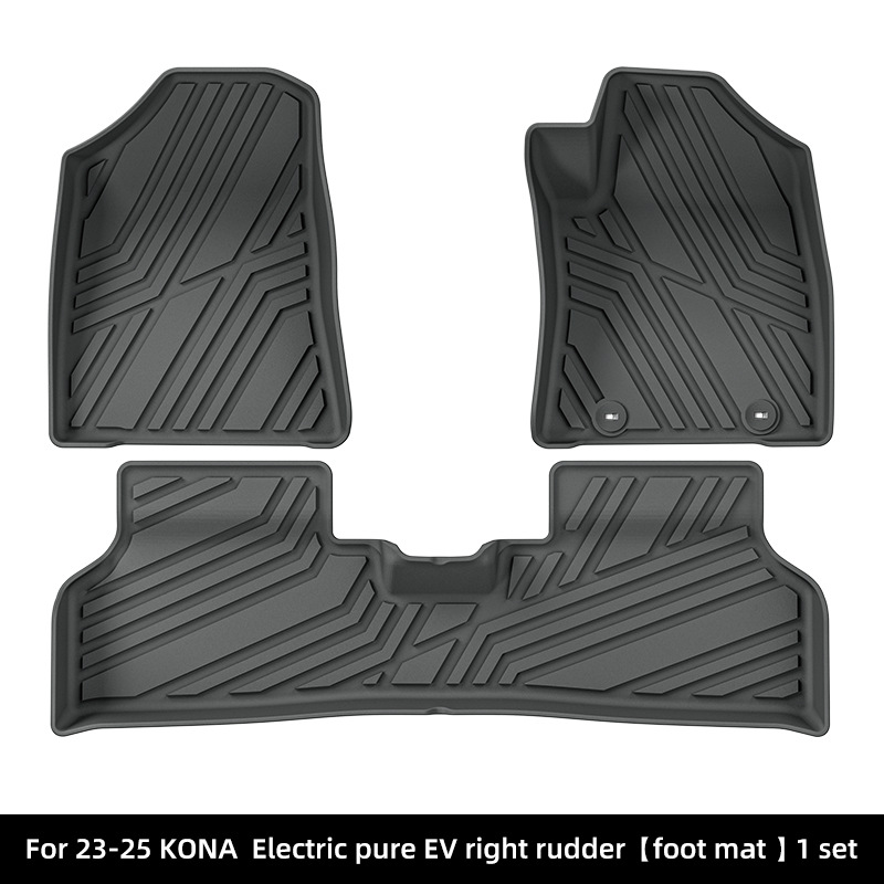 Shiyong TPE Floor Mats Trunk Mat For 23-25 KONA Electric (Modelə uyğun ayaqaltı) - 23-25-kona-electric-right-hand-drive-single-layer-floor-mats-pure-electricsoutheast-asiaoceaniaeurope