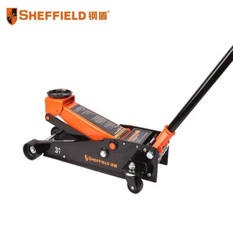 钢盾S160022 重型卧式液压千斤顶3T千斤顶汽车面包车汽修换胎工具