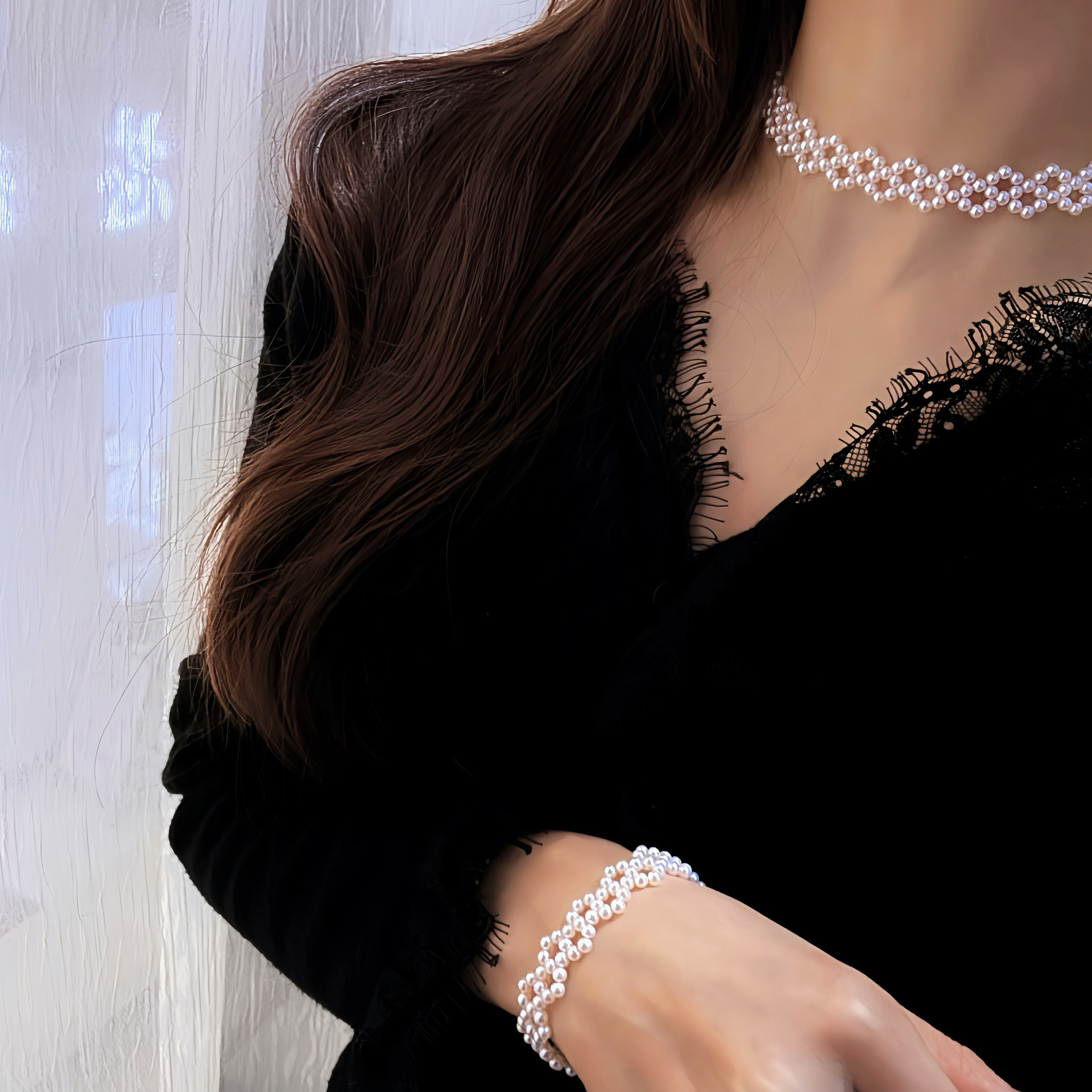 ��ʽ���ֹ���֯��Ȼ��ˮ���黨ʽ���S925��������������������װ