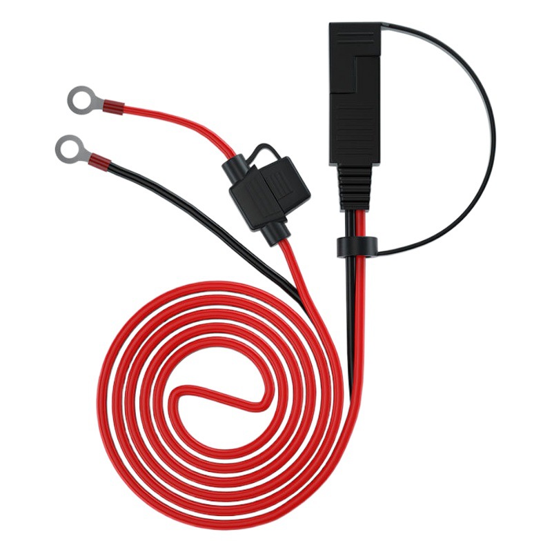 Doble seguro SAE enchufe línea SAE a O-tipo terminal cable de alimentación O-tipo terminal línea de conexión línea de extensión fotovoltaica