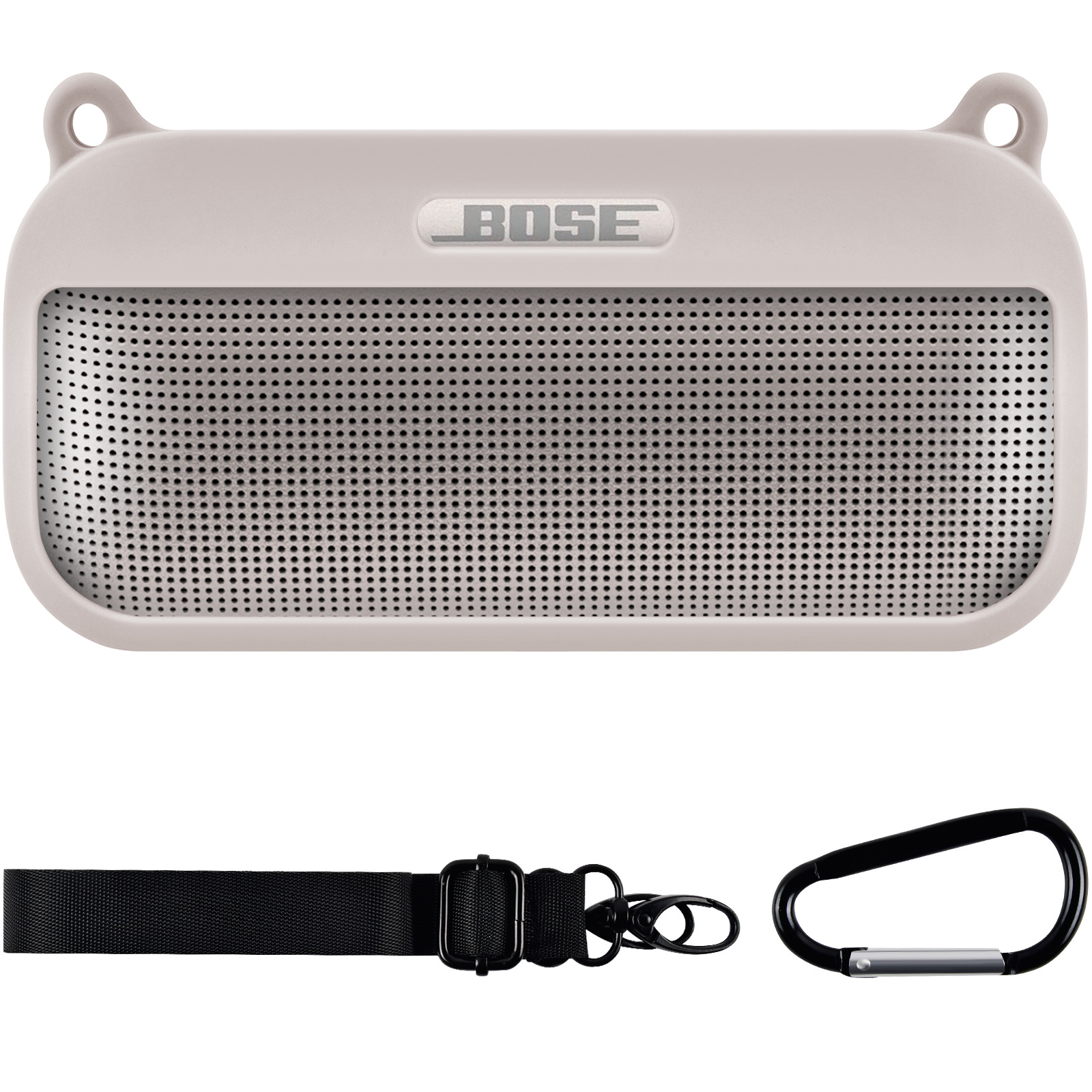 Baja protectora de altavoces Bose Silicone Case Anti-Fall para SoundLink Flex con correa de hombro