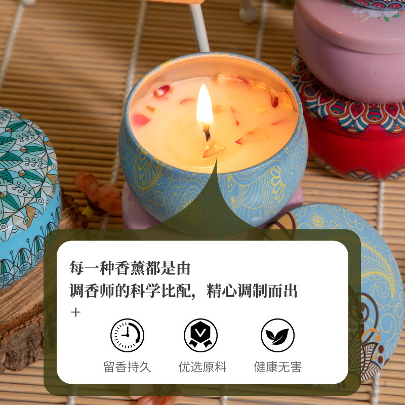 Fábrica de fuente - Candle de incienso sin humo Candle transfronterizo Dormitorio Incenso de habitación Incenso duradero Regalo para mujeres