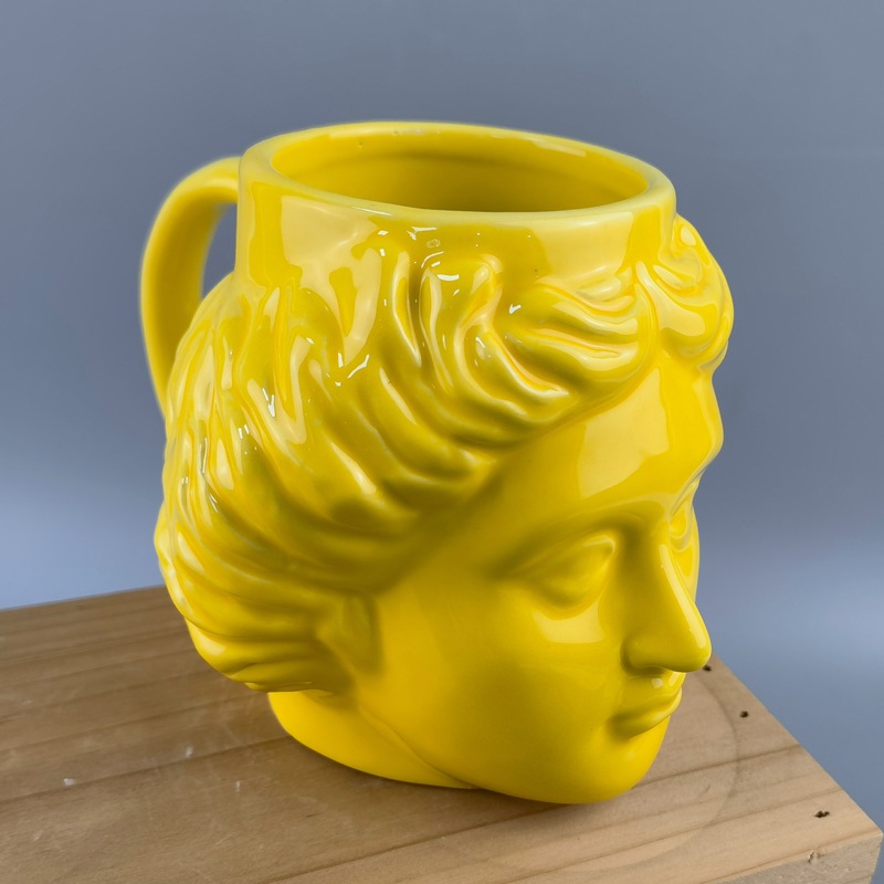 Diosa española Taza Apolo David Taza de cerámica Nórdica escultura Romana Taza taza de café taza de forma