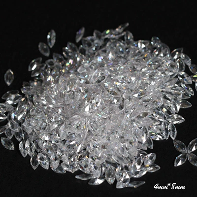 Dırnaq bəzəkləri – jewelry wholesale - 48mm-transparent-horse-eye-zircon-50