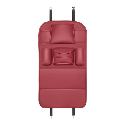 Chair back anti-kick pad: rear storage hanging bag car