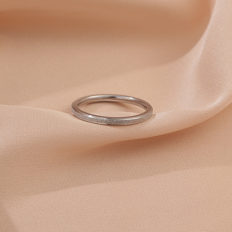 PVD Coated Gold Plating Process 18K Real Gold Plated Plating Material Rhinestones, Zircon Inlay Material Casual Simple Style Round Stainless Steel Epoxy Plating Inlay Zircon Rings