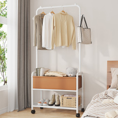 衣帽架落地簡易網紅家用臥室內可移動多功能角落掛隔夜衣服收納架