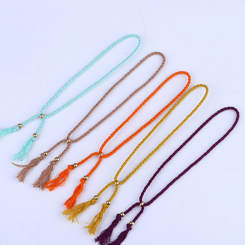 Simple Style Solid Color Rope Braid Women's Bracelets display picture 5