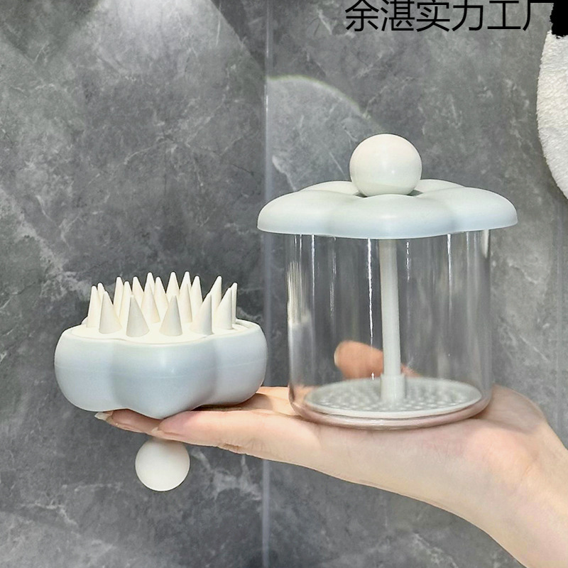 起泡器洁面洗面奶手动打泡器洗头发神器发泡瓶洗头梳卫浴收清洁|undefined
