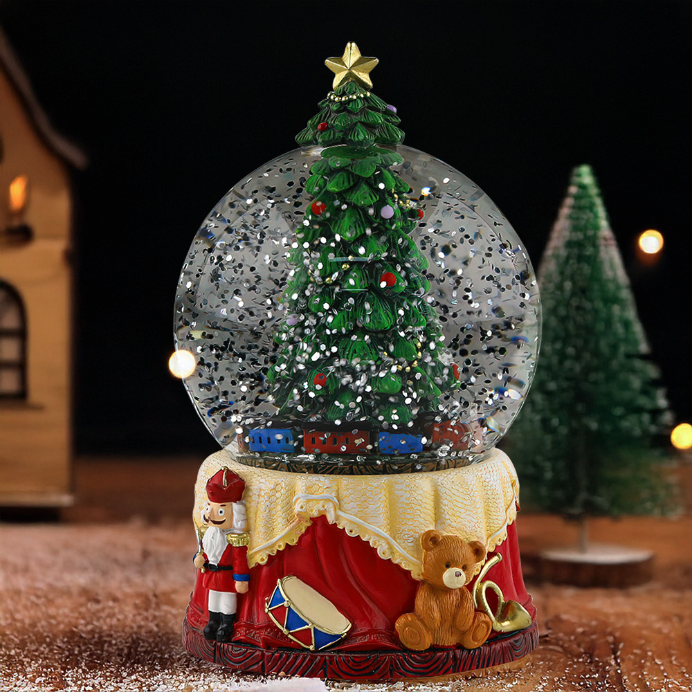  for snowflake Christmas tree crystal ball holiday decorations creative home ornaments resin crafts customization