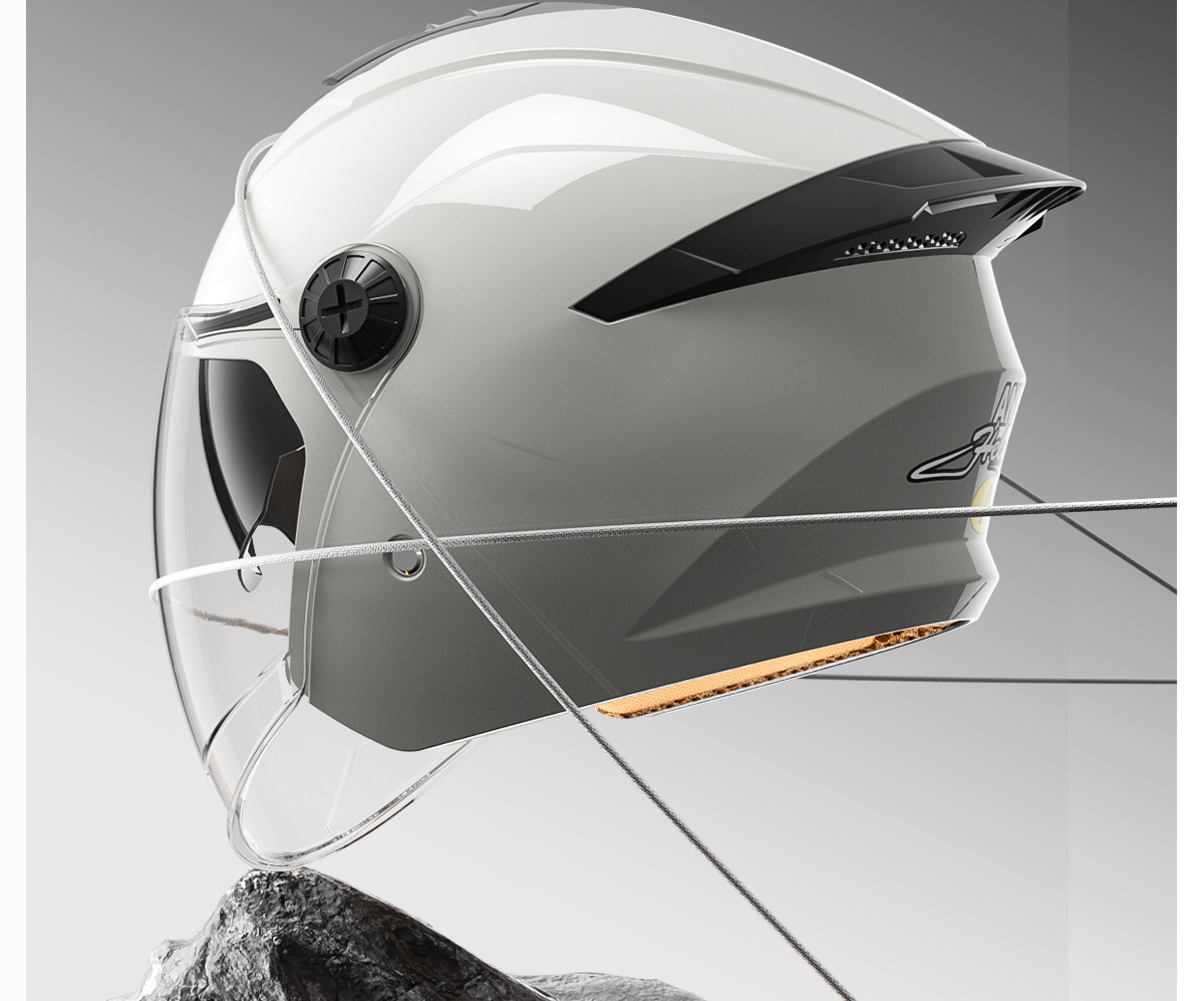 Ad Electric Motorcycle Helmet for Men and Women, Winter Warm Battery Car Half Helmet, Universal 3C Certified Safety Helmet for All Seasons