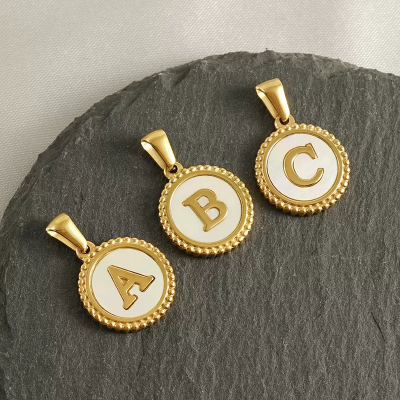 跨境新款18K不锈钢吊坠欧美潮流ins项链小众设计经典热销爆款