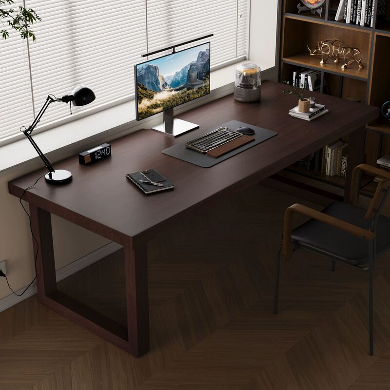 Nordic-style, minimalist solid wood computer desk, simple home desk, study desk, gaming desk, solid wood desktop, bedroom office desk Nordic-style, minimalist solid wood computer desk, simple home desk, study desk, gaming desk, solid wood desktop, bedroom office desk