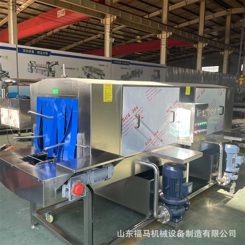 全自动物流周转筐清洗机  啤酒瓶鸡蛋框冲洗清洗设备塑料盘洗筐机