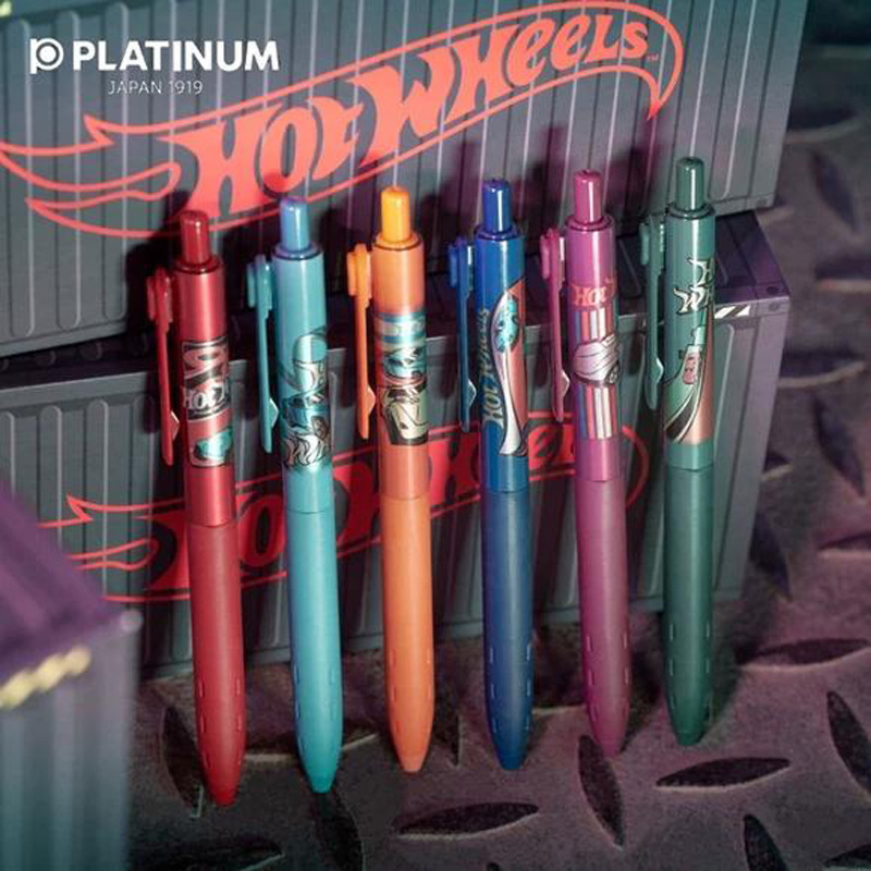 Japan Platinum Platinum Hot Wheels Limited Joint Gel Pen 0.5mm Writing Press Replaceable Refill Japan Platinum Platinum Hot Wheels Limited Joint Gel Pen 0.5mm Writing Press Replaceable Refill