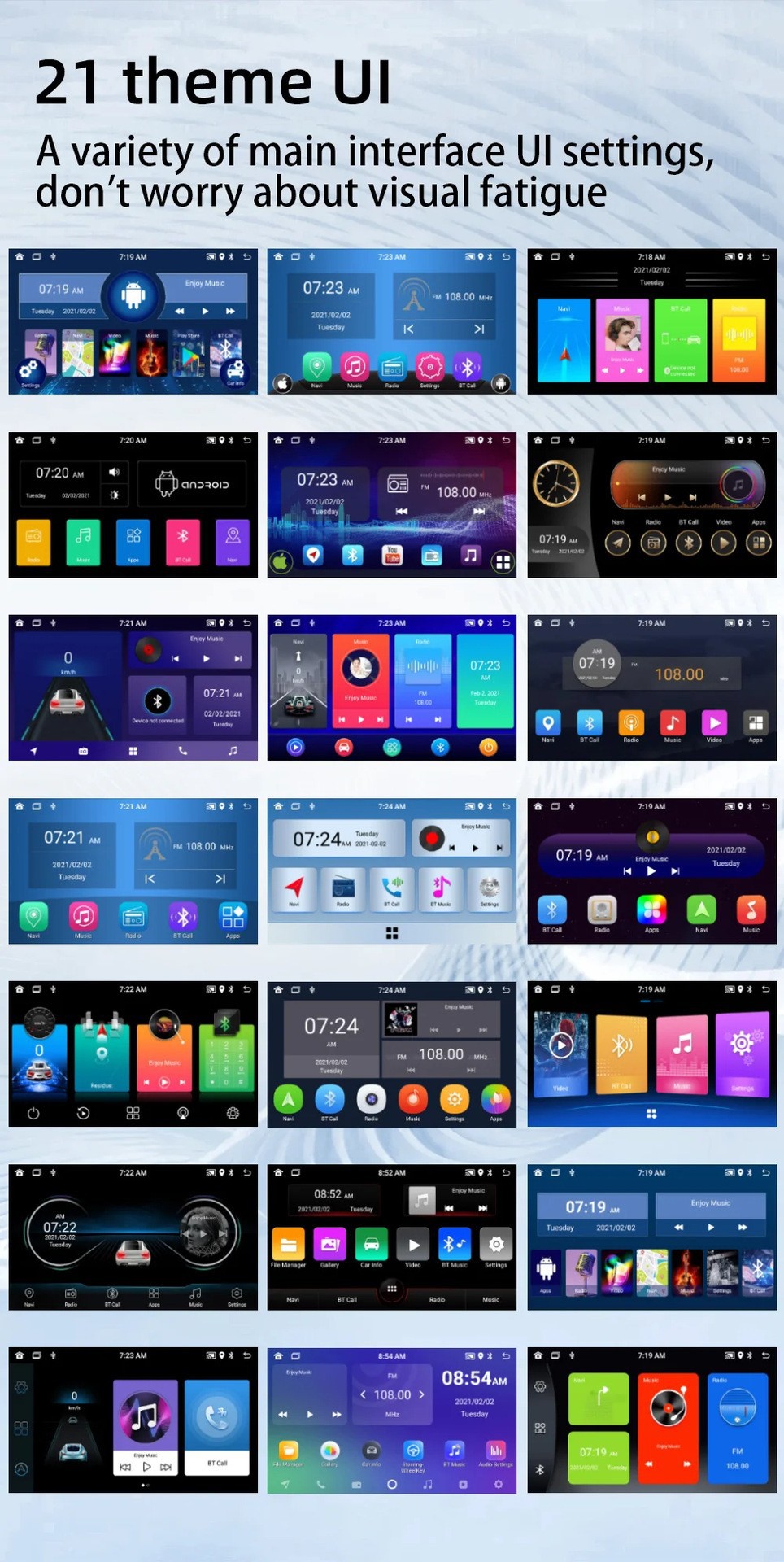 Suitable for Renault Dacia 8inch Android Car Gps High-Definition Screen Mp5 Bluetooth Navigation All-In-One Device Carplay