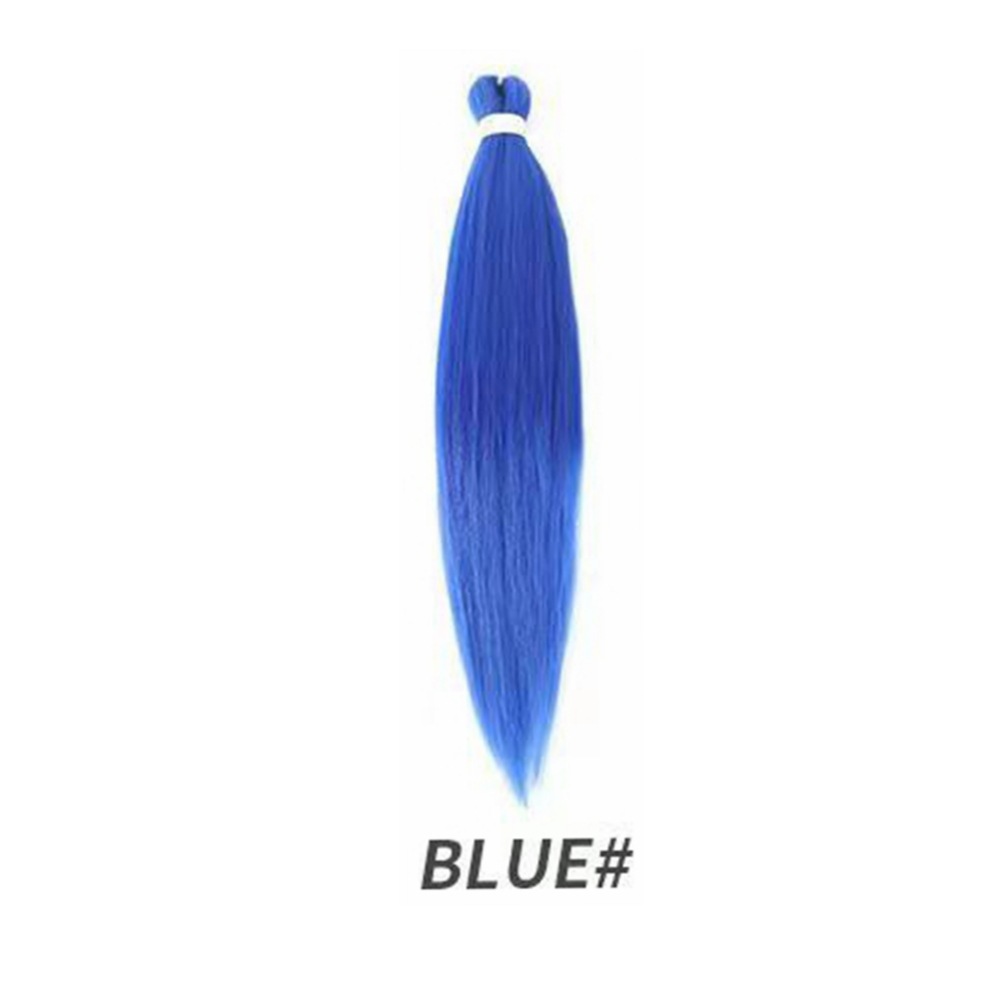 Extensiones de cabello EZ Hair EZ Wig, fáciles de trenzar, de fibra de baja temperatura, de un solo color o degradado, para peinados tipo rastas.