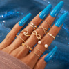 Fashionable accessory, one size ring from pearl, set, Aliexpress, wish, simple and elegant design