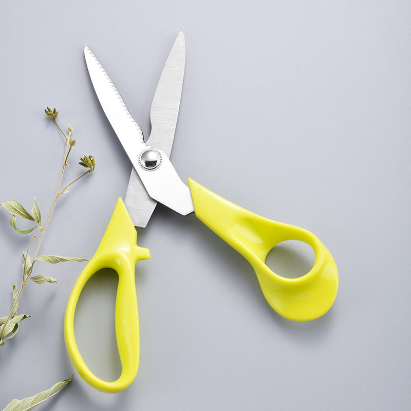 Acero inoxidable herramientas de cocina doméstica tijeras de alimentos potentes ondas engranajes tijeras de hueso de pollo tijeras domésticas multifuncionales