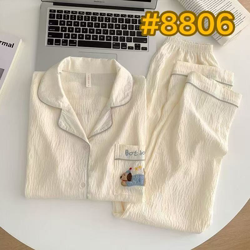 Al por mayor transfronterizo KT gato pijama mujer primavera y otoño nubes algodón manga larga 2026 nuevo juego de ropa de hogar encantadora super caliente