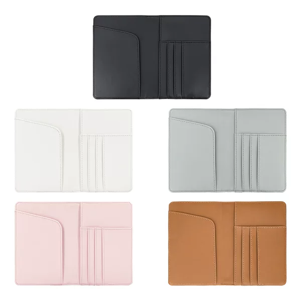 Heat Transfer Passport Cover, Multi-Functional Passport Card Holder, Document Holder, Travel Long-Style Solid Color Sublimation Passport Holder Wholesale