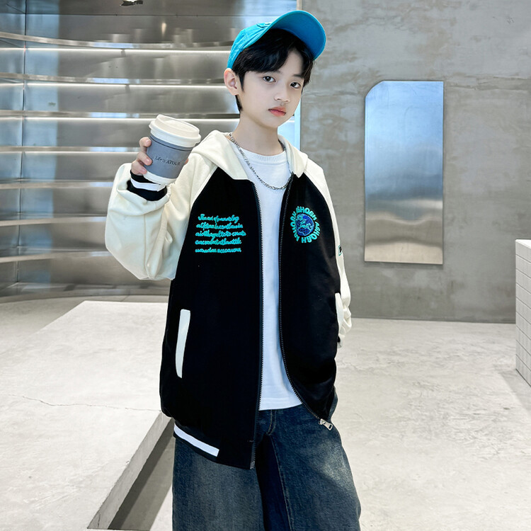 Chaqueta cortavientos para niños de primavera 2025 modelos de primavera y otoño versión coreana del nuevo estilo de los niños chinos y medianos