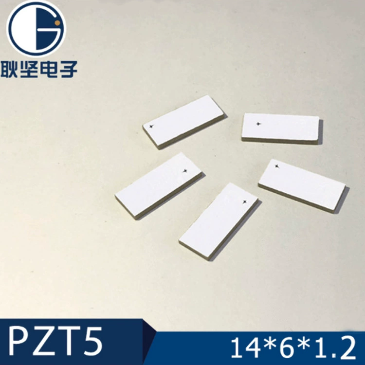 Textile machine accessories ultrasonic PZT5 square film rectangular piezoelectric ceramics 14*6*1.2
