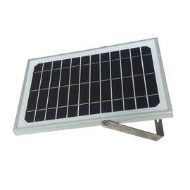 带支架多晶硅玻璃太阳能电池板玻璃层压板5V/6V6W投光灯发电光伏