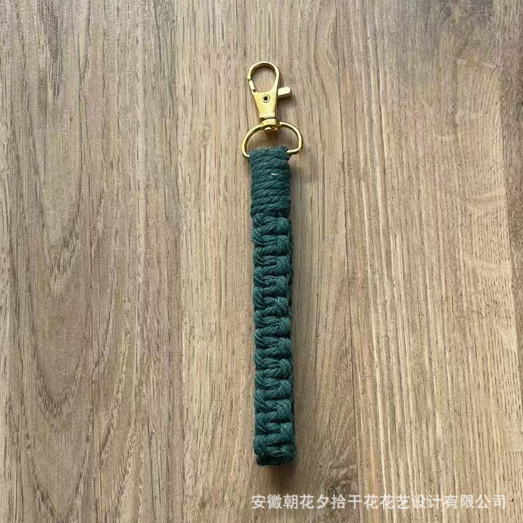 Llavero tejido a mano Nórdico tejido colgante bolsa colgante coche llavero lana llavero Navidad