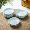Celadon: 10 4-inch saucers about 10.3cm⚑⚑✓⚑